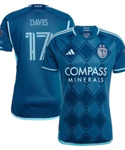 Jake Davis Sporting Kansas City adidas 2024 Diamonds Our Forever Authentic Player Jersey - Navy