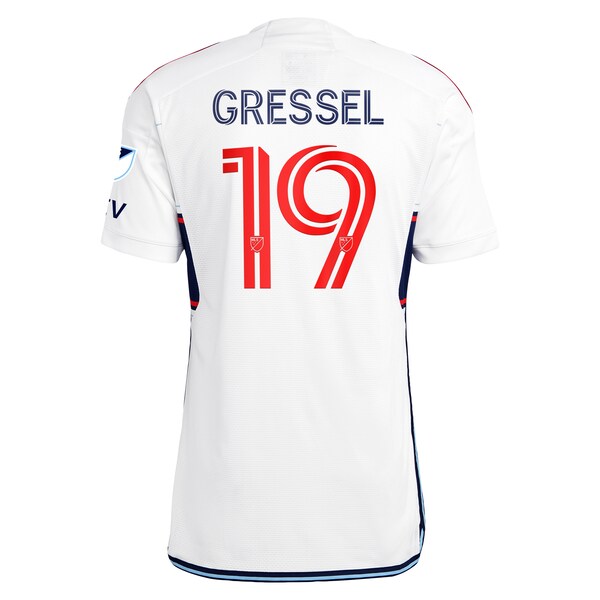 Julian Gressel Vancouver Whitecaps FC adidas 2024 Bloodlines Authentic Player Jersey - White - Image 3