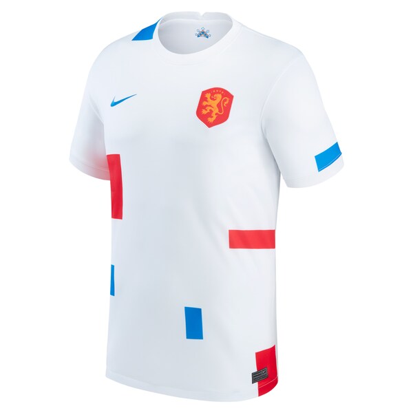 Netherlands Women's National Team Nike Youth 2022/23 Away Replica Blank Jersey - White - Image 3