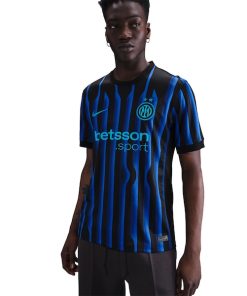 Alternative view of Inter Milan Nike 2025/26 Home Replica Jersey - Blue/Aqua