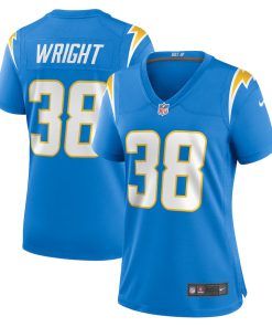 Milton Wright Los Angeles Chargers Nike Women's  Game Jersey - Powder Blue