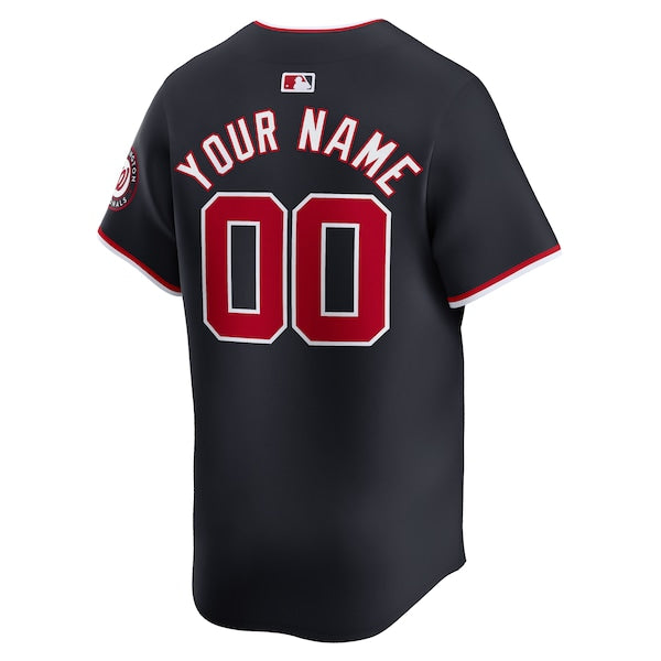 Washington Nationals Nike Alternate Limited Custom Jersey?ยจC Navy - Image 3