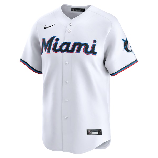 Jazz Chisholm Jr. Miami Marlins Nike Youth Home Limited Player Jersey - White - Image 2