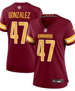 Zane Gonzalez Washington Commanders Nike Women's  Game Jersey -  Burgundy