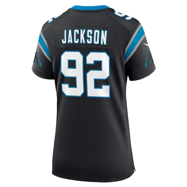 Cam Jackson Carolina Panthers Nike Women's Team Game Jersey - Black - Image 3