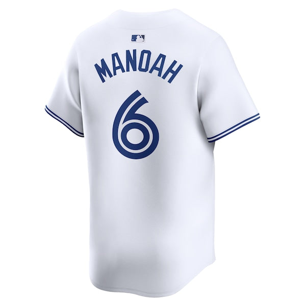 Alek Manoah Toronto Blue Jays Nike Home Limited Player Jersey - White - Image 3