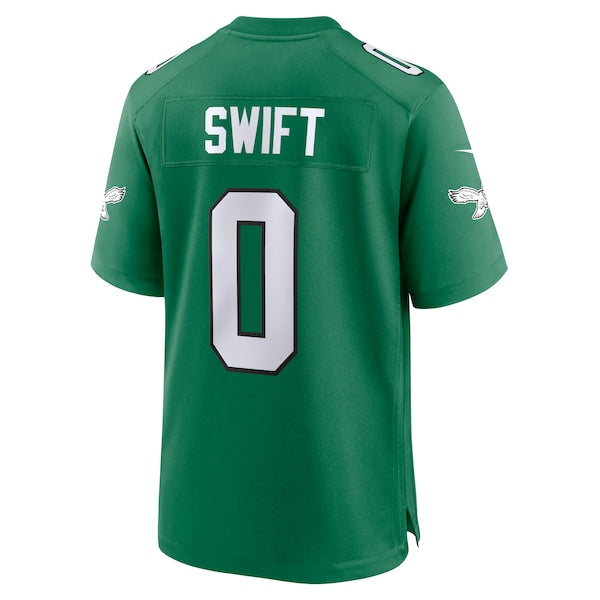 D'Andre Swift Philadelphia Eagles Nike Alternate Game Jersey - Kelly Green - Image 3