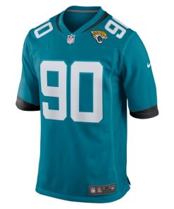 Alternative view of Esezi Otomewo Jacksonville Jaguars Nike Team Game Jersey -  Teal