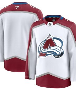Colorado Avalanche  Away Premium Jersey - White/Navy/Burgundy