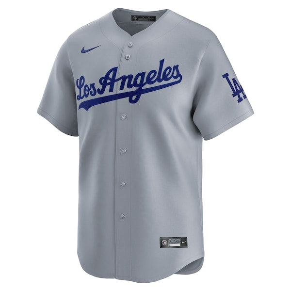 Los Angeles Dodgers Nike Away Limited Jersey - Gray - Image 2