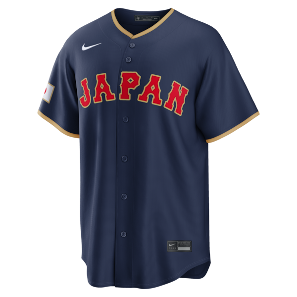 Shohei Ohtani Japan Baseball Nike 2026 World Baseball Classic Road Stadium Jersey - Navy/White - Image 3
