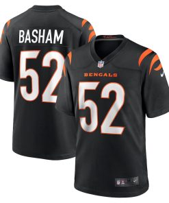 Tarell Basham Cincinnati Bengals Nike Team Game Jersey - Black