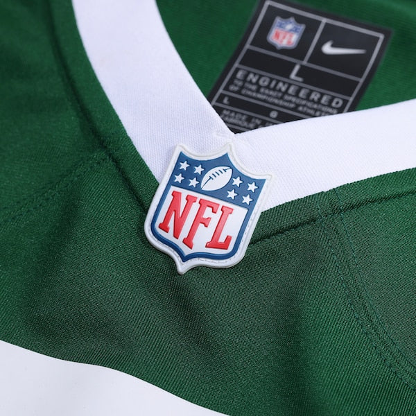 Justin Fields New York Jets Nike Youth Game Player Jersey - Legacy Green - Image 5