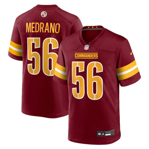 Kain Medrano Washington Commanders Nike Team Game Jersey - Burgundy