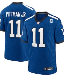 Michael Pittman Jr. Indianapolis Colts Nike Indiana Nights Alternate Game Jersey - Royal