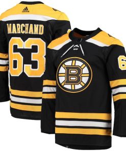 Brad Marchand Boston Bruins adidas Home Primegreen Authentic Pro Player Jersey - Black