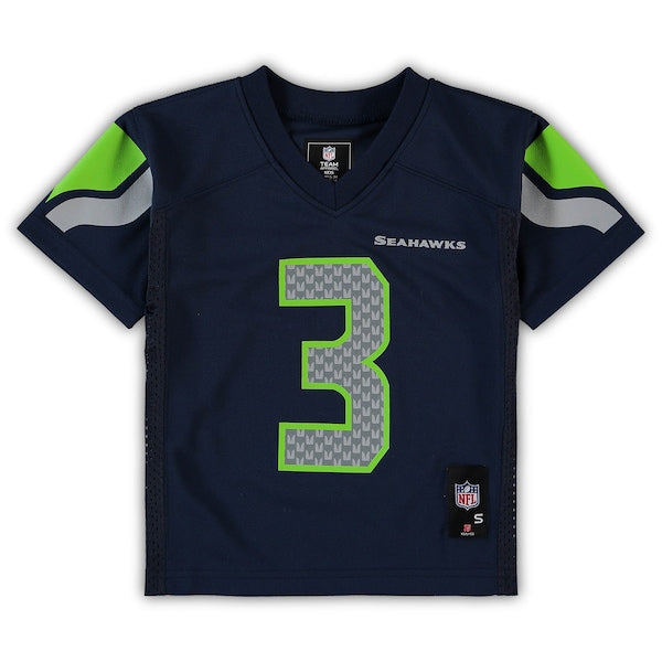 Russell Wilson Seattle Seahawks Preschool Replica Player Jersey - College Navy - Image 2