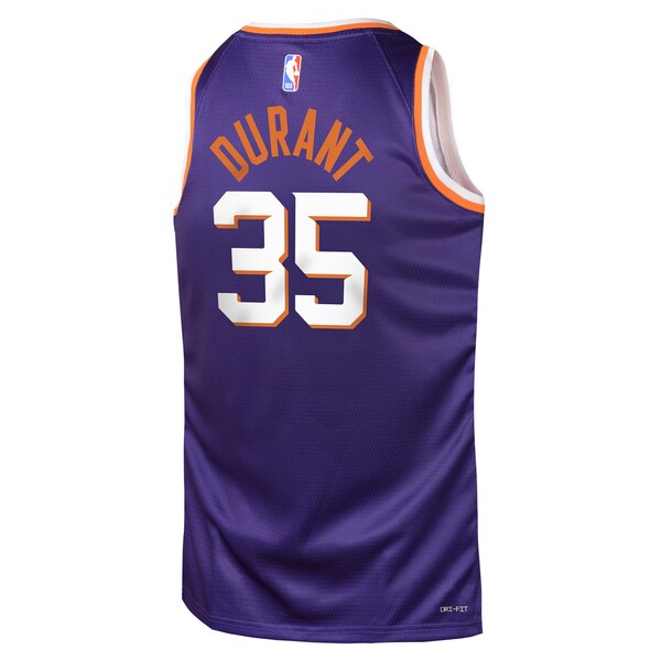 Kevin Durant Phoenix Suns Nike Youth Swingman Jersey - Purple - Icon - Image 3