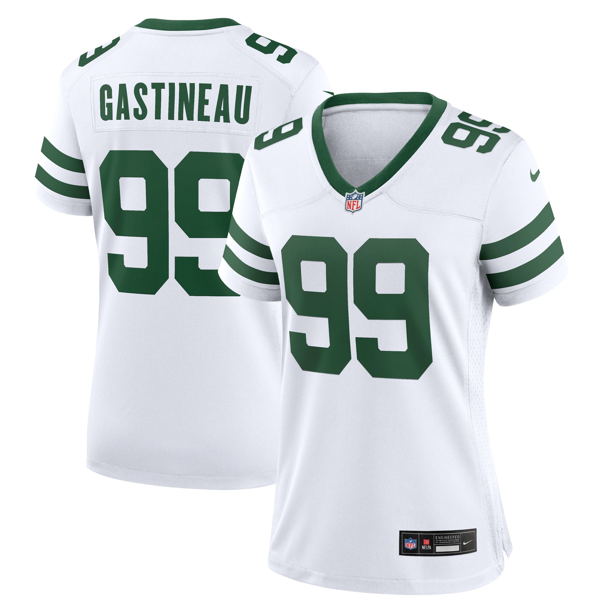 Mark Gastineau New York Jets Nike Women's Game Retired Player Jersey - Gotham Green/White - Image 6