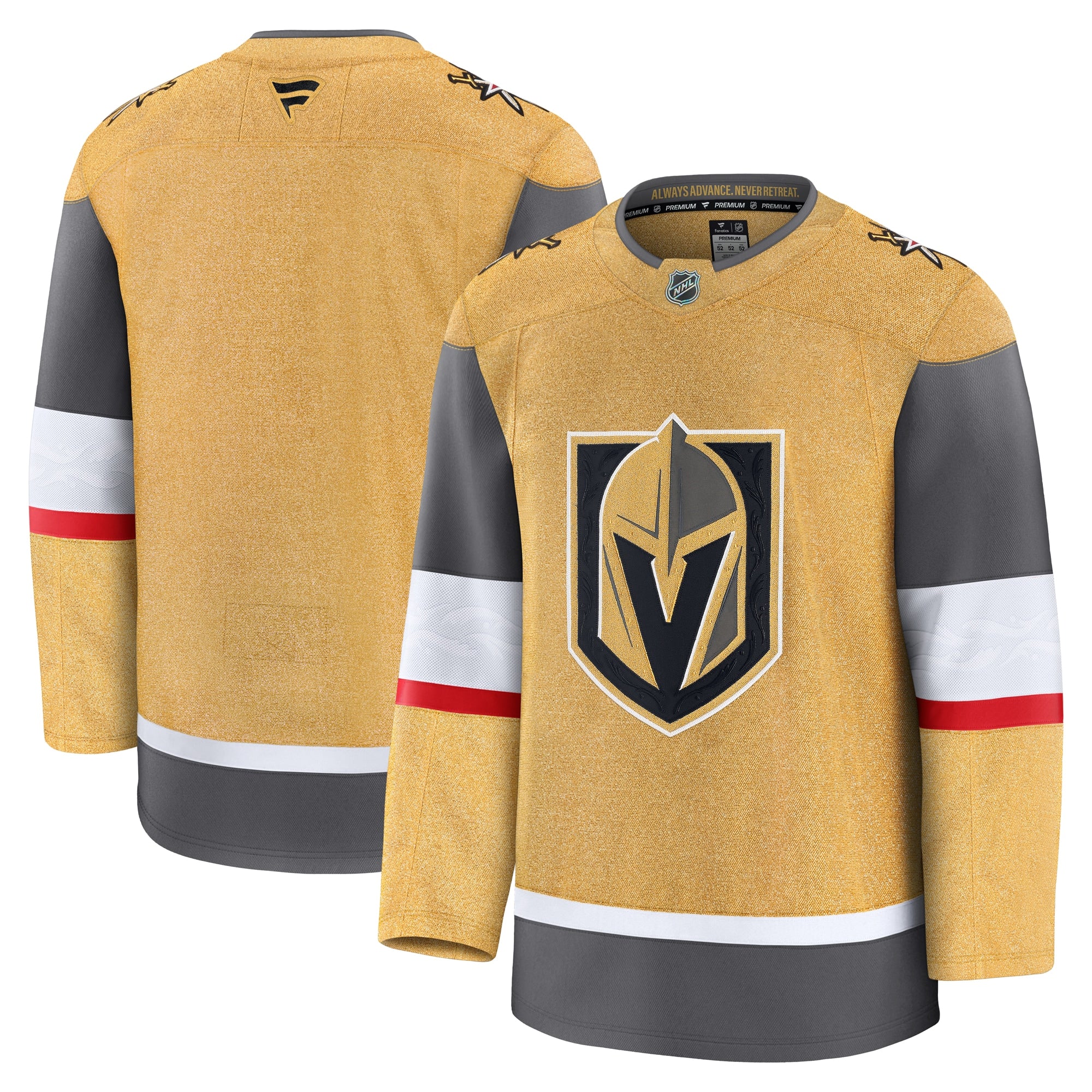 Vegas Golden Knights Away Premium Jersey - White/Gold/Gray - Image 5