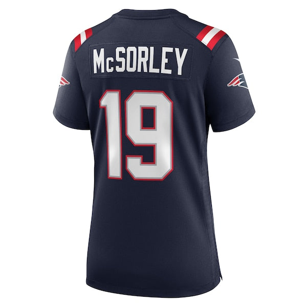 Trace McSorley New England Patriots Nike Game Player Jersey - Navy - Image 3