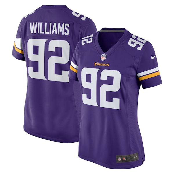 Jonah Williams Minnesota Vikings Nike Women's Team Game Jersey - Purple