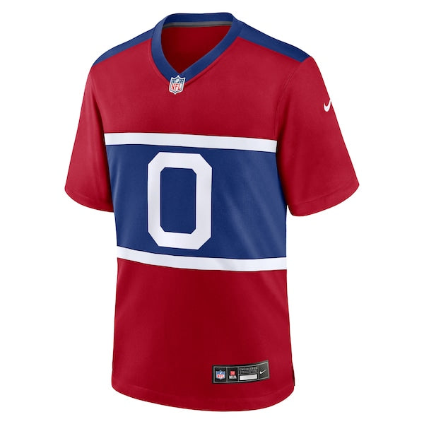 Brian Burns New York Giants Nike Alternate Game Jersey - Century Red - Image 2