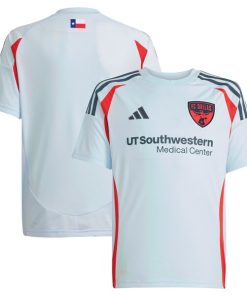 FC Dallas adidas Youth 2025 The Inferno Kit Replica Jersey - Light Blue