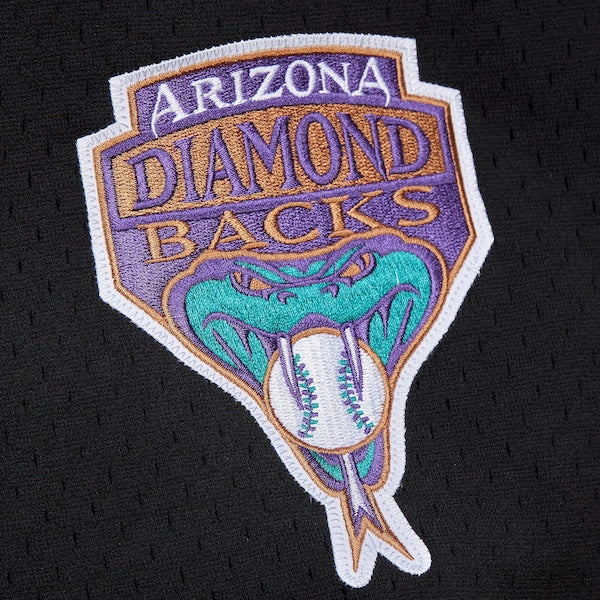Randy Johnson Arizona Diamondbacks Cooperstown Collection Mesh Batting Practice Button-Up Jersey? - Black - Image 4