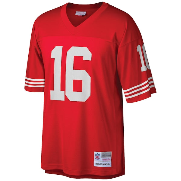 Joe Montana San Francisco 49ers Big & Tall 1990 Retired Player Replica Jersey - Scarlet - Image 2