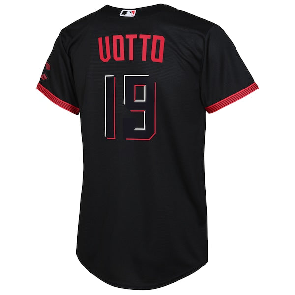 Joey Votto Cincinnati Reds Nike Toddler 2023 City Connect Replica Player Jersey - Black - Image 3