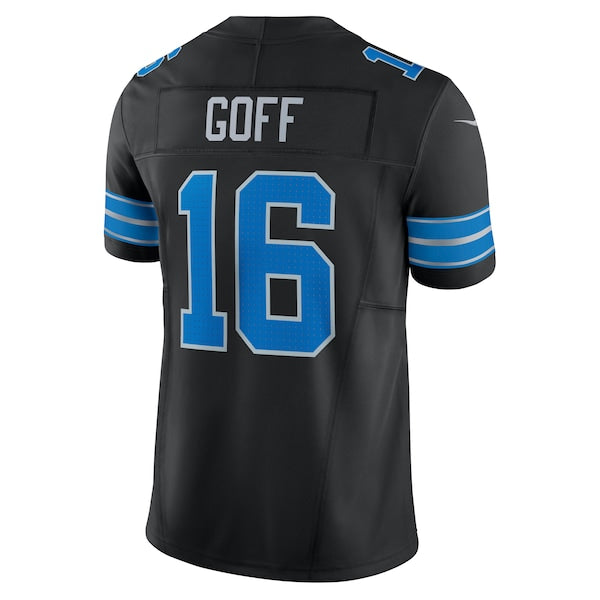 Jared Goff Detroit Lions Nike Vapor F.U.S.E. Limited Jersey - Black - Image 3