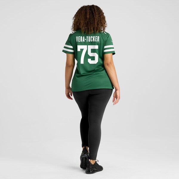 Alijah Vera-Tucker New York Jets Nike Women's Team Game Jersey - Legacy Green - Image 7