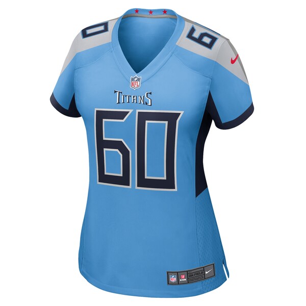 Sam Mustipher Tennessee Titans Nike Women's Team Game Jersey - Light Blue - Image 2