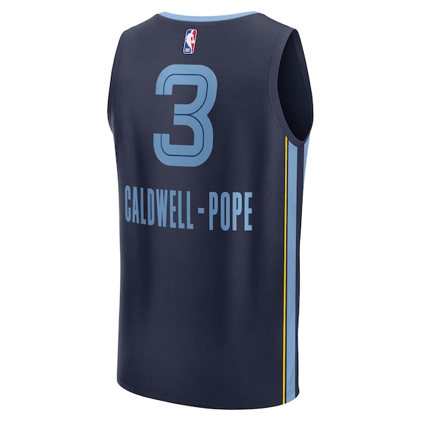 Kentavious Caldwell-Pope Memphis Grizzlies Youth Fast Break Replica Player Jersey - Icon Edition - Navy - Image 3