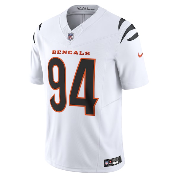 Sam Hubbard Cincinnati Bengals Nike Vapor F.U.S.E. Limited Jersey - White - Image 2