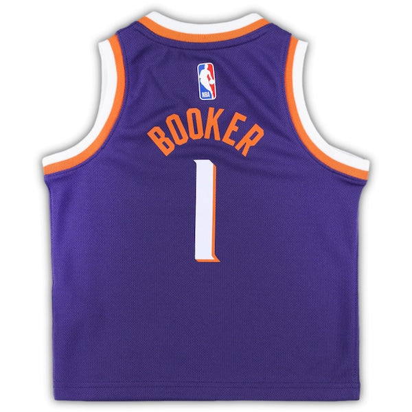 Devin Booker Phoenix Suns Nike Toddler Swingman Player Jersey - Icon Edition - Purple - Image 3