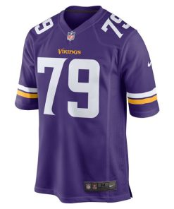 Alternative view of Kenny Willekes Minnesota Vikings Nike Game Jersey - Purple