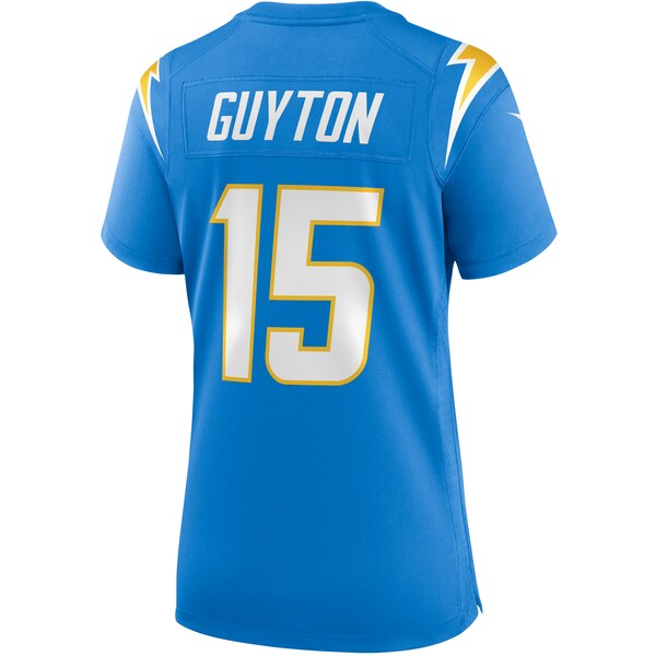 Jalen Guyton Los Angeles Chargers Nike Women's Player Game Jersey - Powder Blue - Image 3