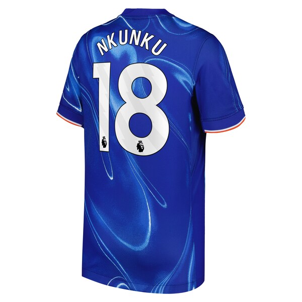 Christopher Nkunku Chelsea Nike Youth 2024/25 Home Replica Player Jersey - Blue - Image 3