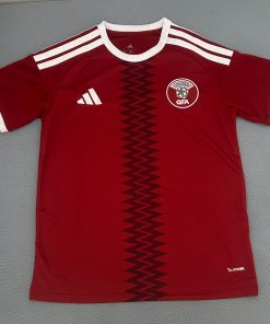 Alternative view of Qatar National Team Adidas 2026 Home Jersey - Red