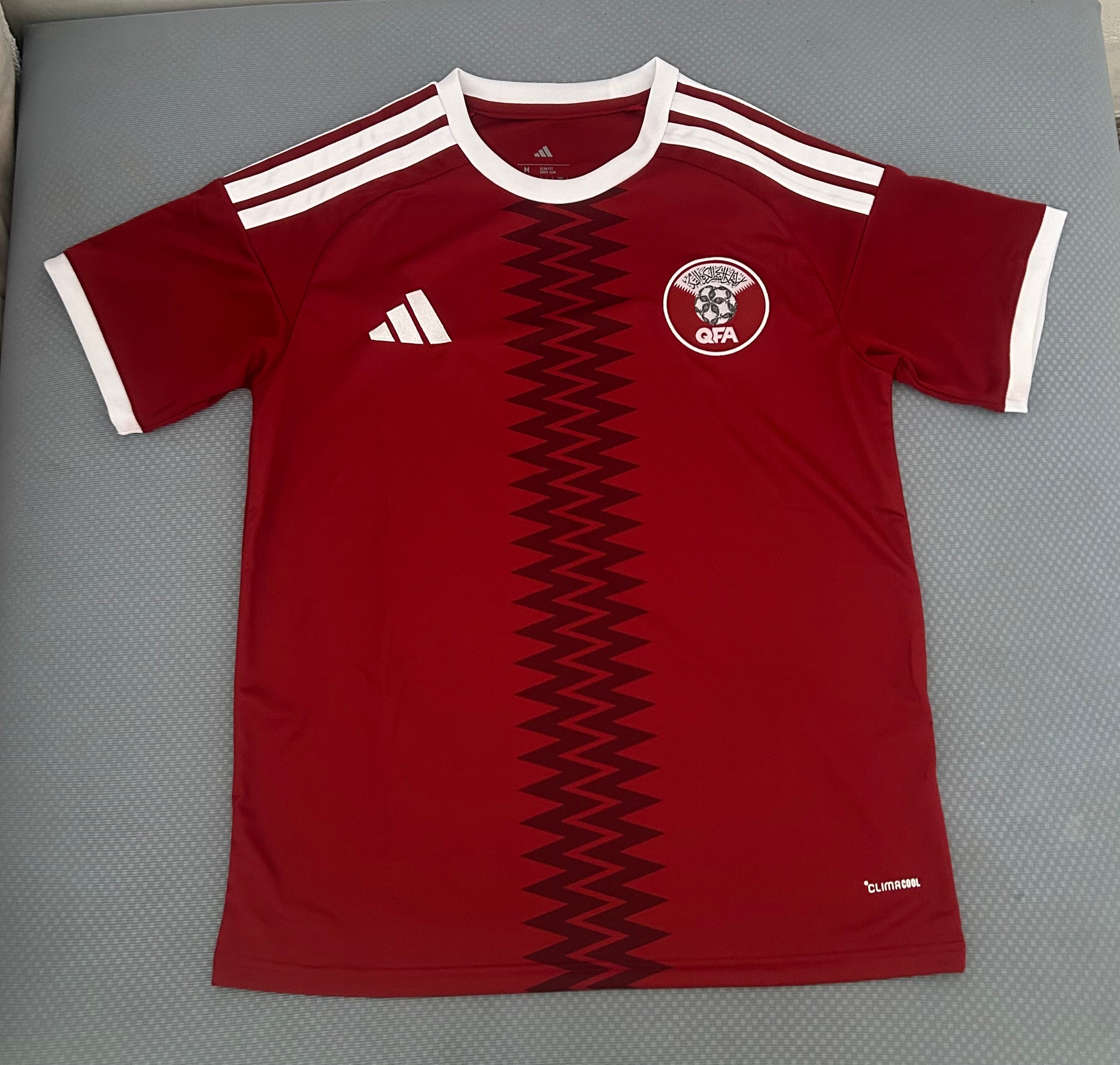 Qatar National Team Adidas 2026 Home Jersey - Red - Image 2