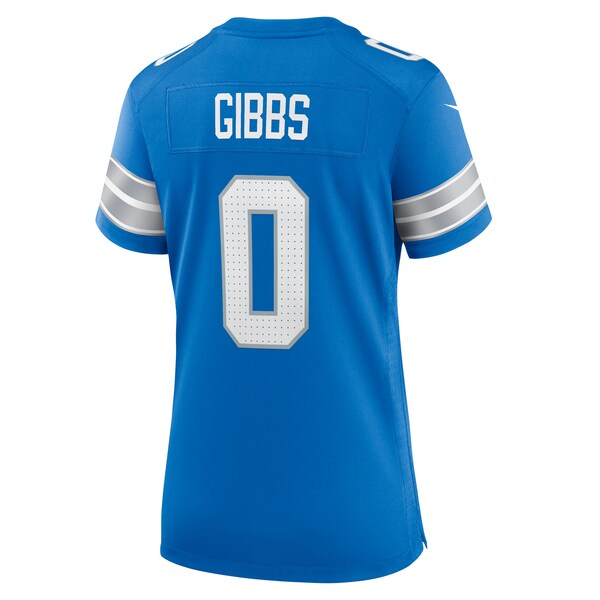 Jahmyr Gibbs Detroit Lions Nike Women's Game Player Jersey - Blue/Black - Image 4