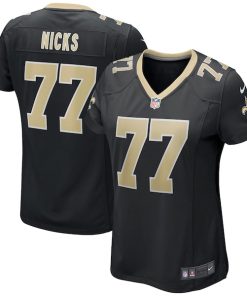 Carl Nicks New Orleans Saints Nike Women's Game Retired Player Jersey - Black