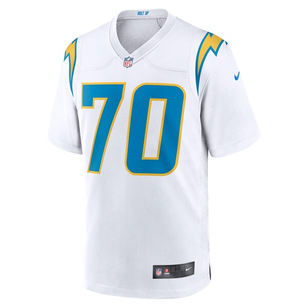 Rashawn Slater Los Angeles Chargers Nike Game Jersey - White/Blue - Image 3