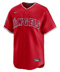 Alternative view of Los Angeles Angels Nike  Alternate Limited Jersey?¨C Red