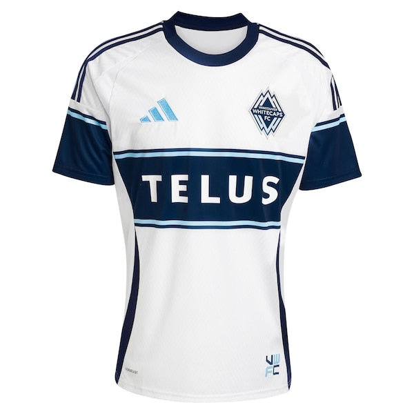 Vancouver Whitecaps FC adidas 2025 The Peak Replica Custom Jersey - White - Image 2