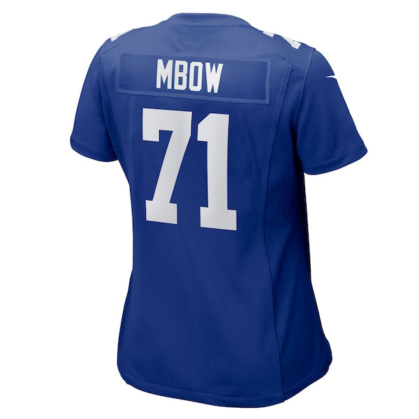 Marcus Mbow New York Giants Nike Women's Team Game Jersey - Royal - Image 3