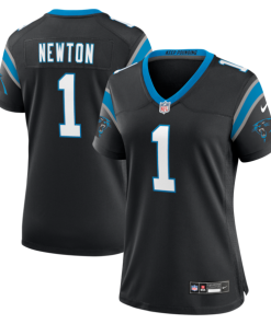 Cam Newton Carolina Panthers Nike Women's Team Retired Game Jersey - Black