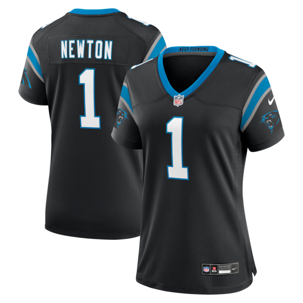 Cam Newton Carolina Panthers Nike Women's Team Retired Game Jersey - Black